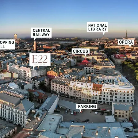 Rigaapartment E22, Self Check-in Aparthotel, Near Old Town Aparthotel 4*